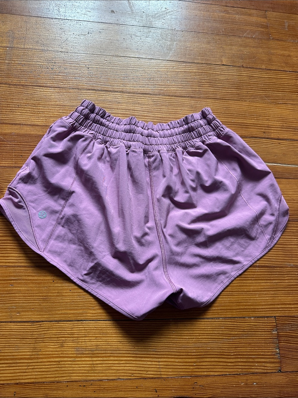 lululemon athletica Pink Hotty Hot Athletic Shorts 2.5” - Picture 2 of 2